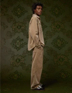 AE X Tru Kolors Chenille Baggy Trouser Khaki