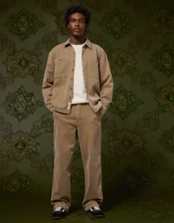 AE X Tru Kolors Chenille Baggy Trouser Khaki -American Eagle Fashion 2121 5340 212 os