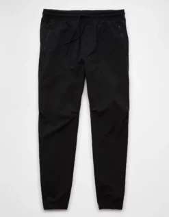 AE 24/7 Tech Jogger Black -American Eagle Fashion 2123 4925 001 f