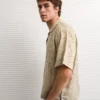 AE Poolside Button-Up Shirt Khaki