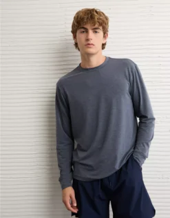 AE 24/7 Long-Sleeve Training T-Shirt Super Indigo