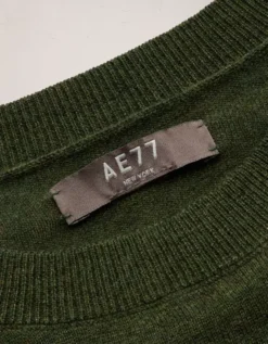 AE77 Premium Merino Wool Sweater Olive -American Eagle Fashion 2308 2302 309 d1
