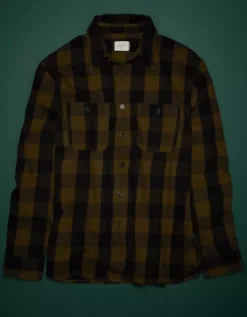 AE77 Premium Flannel Shirt -American Eagle Fashion 2308 2420 309 f