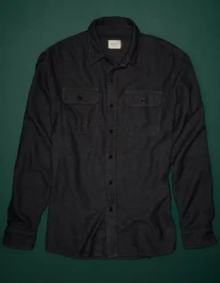 AE77 Premium Brushed Twill Workshirt 5 AE77 Premium Brushed Twill Workshirt -American Eagle Fashion 2308 2421 008 f