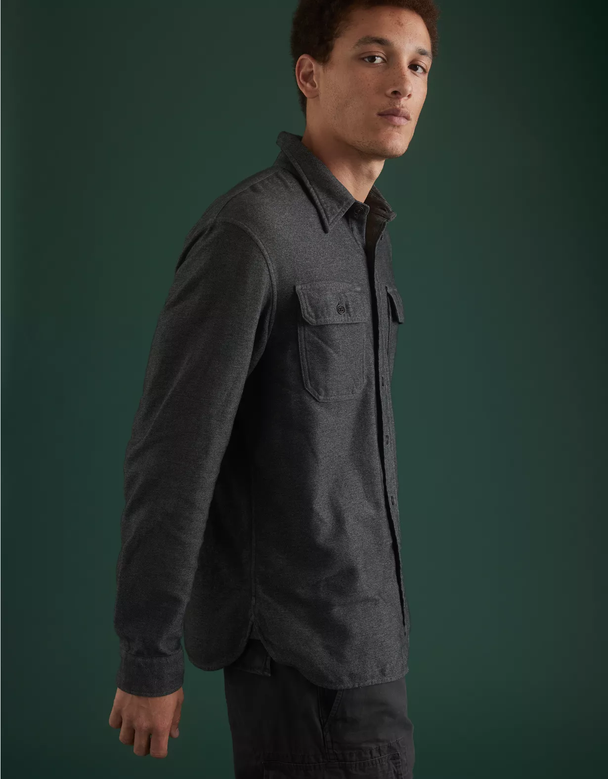 AE77 Premium Brushed Twill Workshirt 1 AE77 Premium Brushed Twill Workshirt