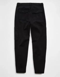 AE Stretch Barrel Cargo Pant Black -American Eagle Fashion 2322 5483 001 b