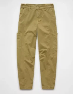 AE Stretch Barrel Cargo Pant Olive -American Eagle Fashion 2322 5483 309 f