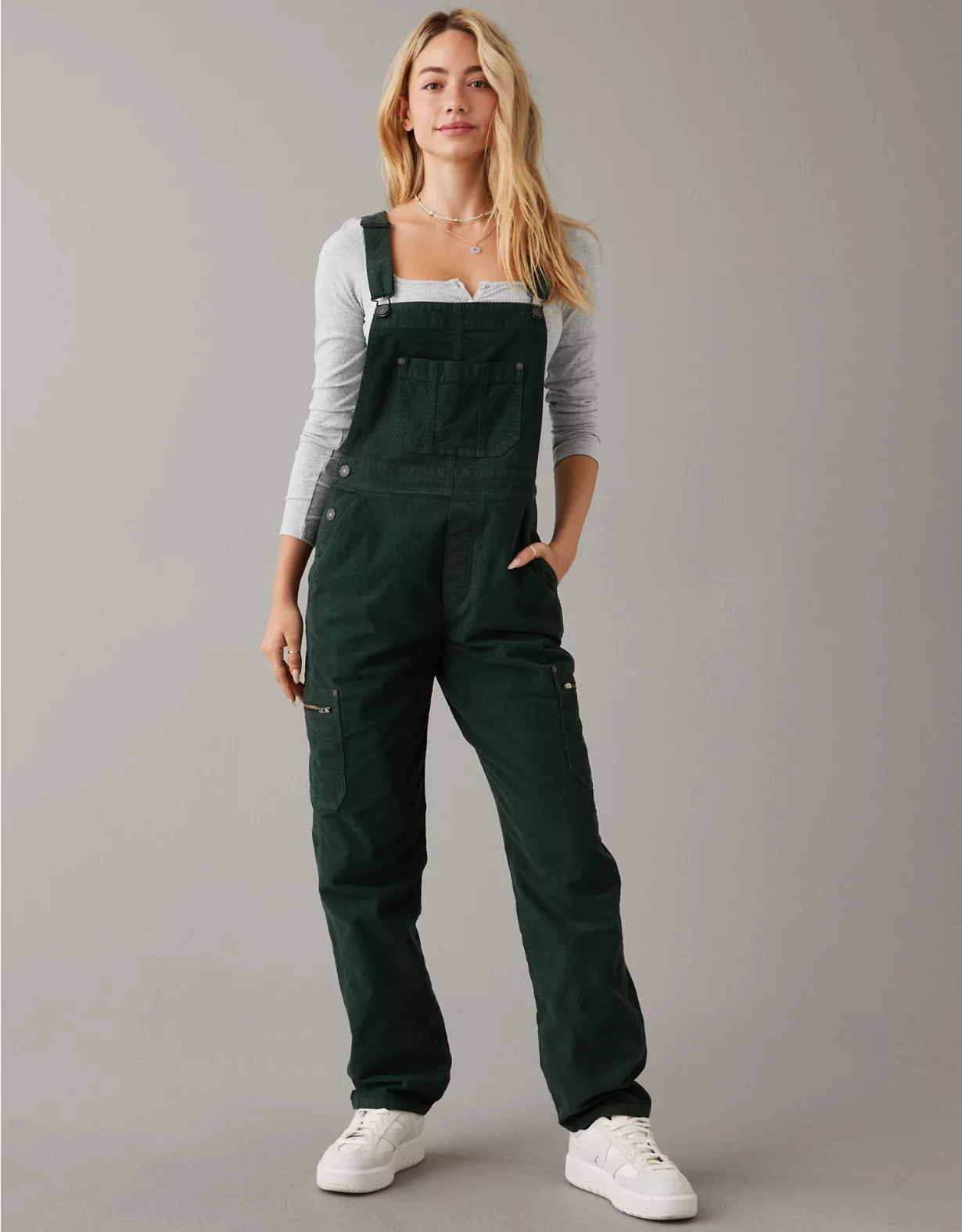 AE Stretch Corduroy Straight Cargo Overall 1 AE Stretch Corduroy Straight Cargo Overall