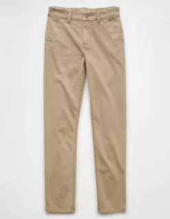 AE Stretch Super High-Waisted Straight Trouser Khaki 7 AE Stretch Super High-Waisted Straight Trouser Khaki -American Eagle Fashion 2325 5126 212 f