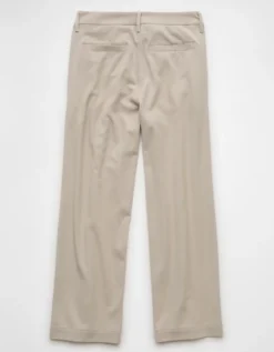 AE Stretch High-Waisted Stovepipe Ankle Trouser Frosty Cream -American Eagle Fashion 2325 5205 102 b