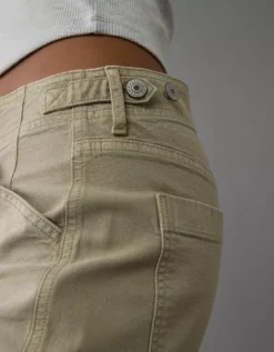 AE Stretch High-Waisted Stovepipe Pant Olive -American Eagle Fashion 2325 5274 309 d2