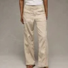 AE Stretch High-Rise Utility Stovepipe Pant Beige