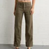 AE Stretch High-Waisted Utility Stovepipe Pant Bunker Olive