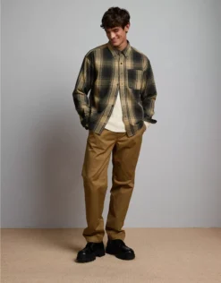 AE77 Premium Cotton Twill Pant Caramel