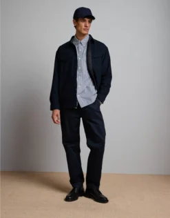 AE77 Premium Cotton Twill Pant Navy