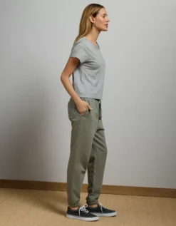 AE77 Premium Fleece Jogger Olive -American Eagle Fashion 2329 2242 309 os