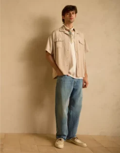 AE77 Premium Relaxed Jean Medium Wash