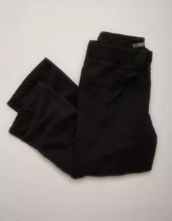 AE77 Premium Fleece Sweatpant Black -American Eagle Fashion 2329 2300 001 b