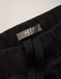 AE77 Premium Fleece Sweatpant Black -American Eagle Fashion 2329 2300 001 d1