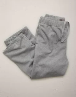 AE77 Premium Fleece Sweatpant Heather Gray -American Eagle Fashion 2329 2300 006 b