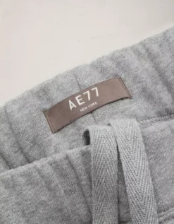 AE77 Premium Fleece Sweatpant Heather Gray -American Eagle Fashion 2329 2300 006 d1