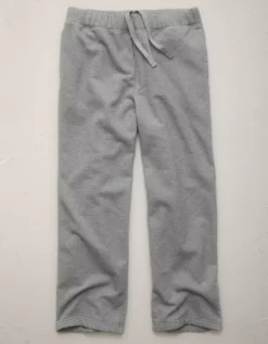 AE77 Premium Fleece Sweatpant Heather Gray -American Eagle Fashion 2329 2300 006 f