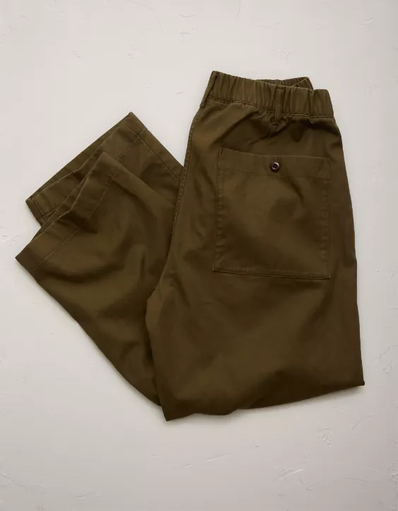AE77 Premium Cotton Canvas Pant Olive 4 AE77 Premium Cotton Canvas Pant Olive - Image 4