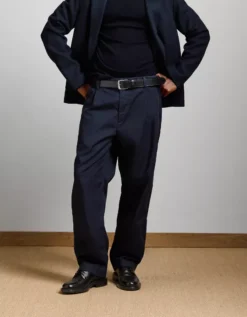 AE77 Premium Cotton Canvas Pant Navy -American Eagle Fashion 2329 2312 410 d2