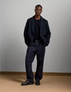 AE77 Premium Cotton Canvas Pant Navy