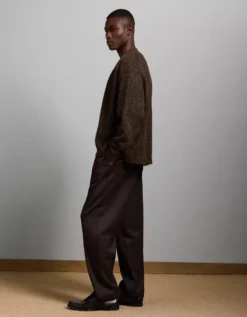 AE77 Premium Loose Twill Trouser Dark Brown -American Eagle Fashion 2329 2325 203 os