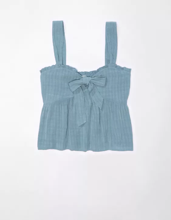 AE Tie-Front Babydoll Cami 3 AE Tie-Front Babydoll Cami - Image 3