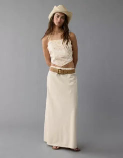 AE Bandana Top Cream -American Eagle Fashion 2351 6166 106 os