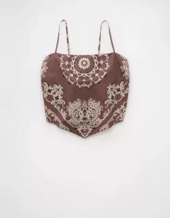 AE Bandana Top Mauve -American Eagle Fashion 2351 6166 182 f