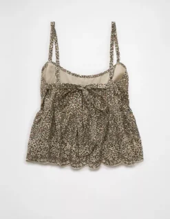 AE Leopard Eyelet Cami Multi -American Eagle Fashion 2351 6300 900 b