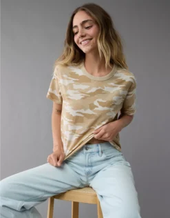 AE Ex-Boyfriend Camo T-Shirt Traditional Camo