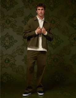 AE X Tru Kolors Twill Full-Zip Mechanic Jacket Olive