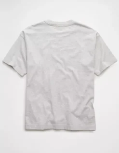 AE Laidback Luxe Heavyweight Oversized T-Shirt Heather Frost -American Eagle Fashion 2516 4506 062 b