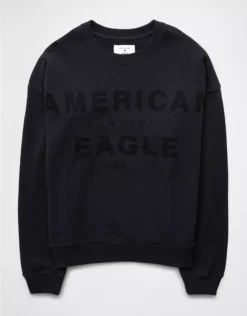 AE Funday Graphic Sweatshirt Black