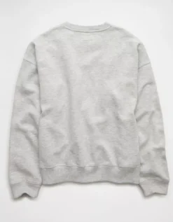 AE Funday Graphic Sweatshirt Light Heather Gray -American Eagle Fashion 2532 2705 092 b