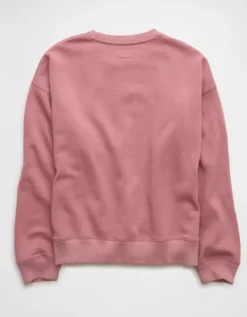 AE Funday Graphic Sweatshirt Blush -American Eagle Fashion 2532 2705 107 b
