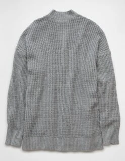 AE Open Stitch Cardigan Grey -American Eagle Fashion 2534 1455 050 b