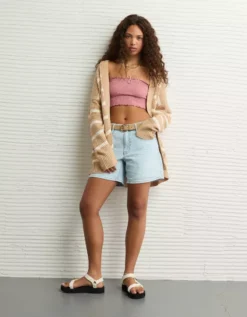 AE Open Knit Cardigan Soft Oat -American Eagle Fashion 2534 1656 164 os