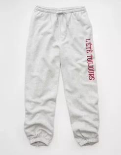 AE X The Summer I Turned Pretty Everyday Luxe Jogger Light Heather Gray -American Eagle Fashion 2540 5566 092 f