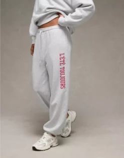 AE X The Summer I Turned Pretty Everyday Luxe Jogger Light Heather Gray