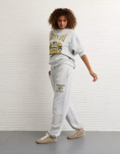 NFL Green Bay Packers Jogger Heather Gray -American Eagle Fashion 2541 5580 006 os