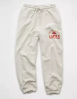 NFL San Francisco 49ers Jogger Vintage Vanilla -American Eagle Fashion 2541 5580 123 f