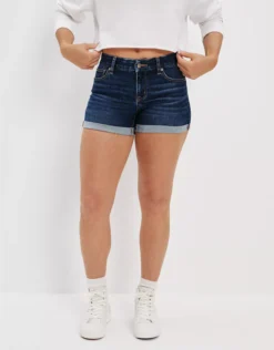 AE Ne(x)t Level Curvy Denim Midi Short
