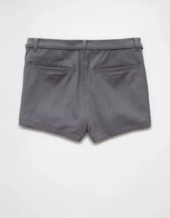 AE Stretch Low-Rise Mini Short Grey Shadow -American Eagle Fashion 2546 8003 082 b