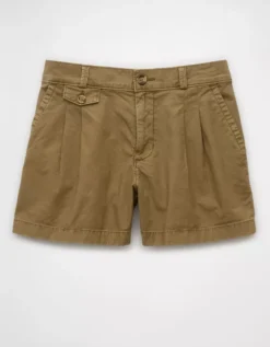 AE Snappy Stretch High-Waisted Trouser Short Leaf Green -American Eagle Fashion 2546 8255 308 f