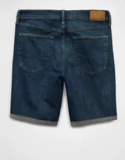 AE 9" AirFlex+ +TENCEL™ Fibers Denim Short Dark Waves -American Eagle Fashion 3131 7947 894 b